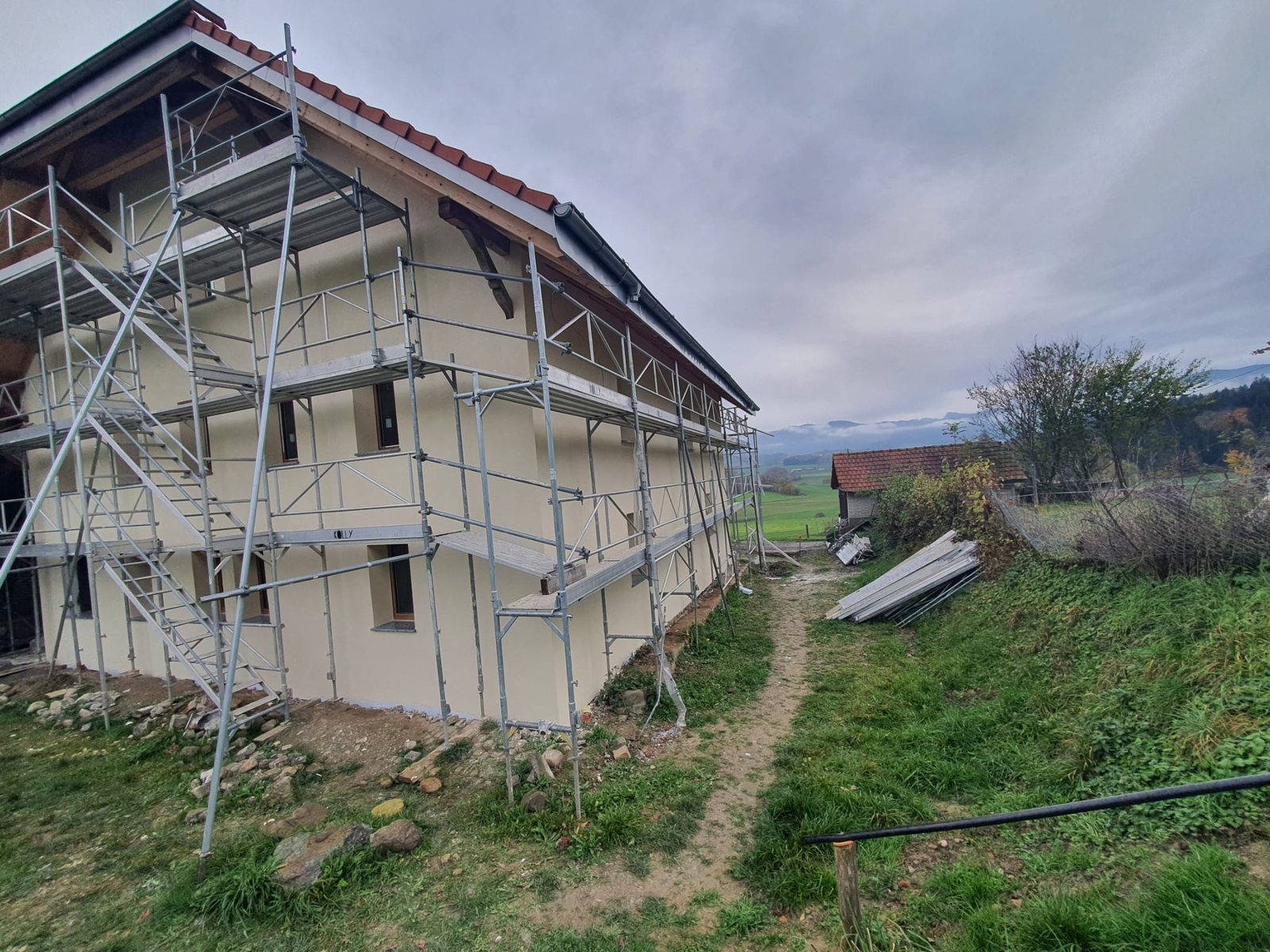 Fertige Fassade